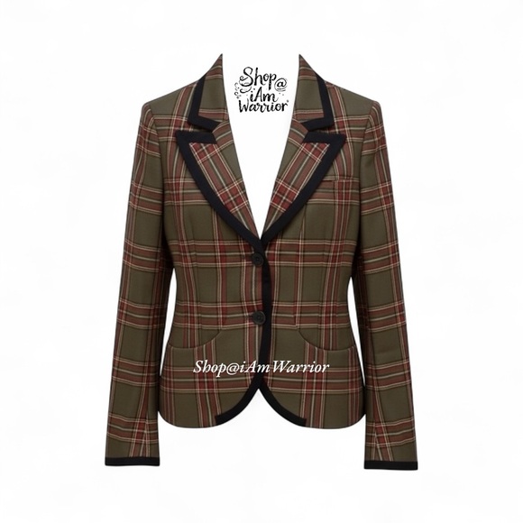 L.A.M.B. by Gwen Stefani Plaid Wool Blazer — Fall 2006 Showroom Collection - Picture 3 of 13